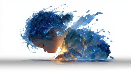 Buddhist Philosophy of the Four Elements and the Human Form, Baby Body Formed from Earth Water Fire and Wind in Theravada Teachings of Culture and Religion