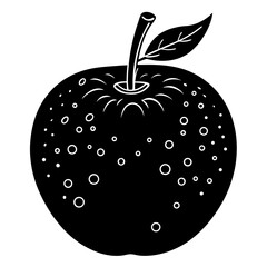 vector illustration of an apple