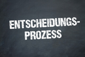 Obraz premium Entscheidungsprozess 