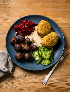 Vegetarian swedish meatballs