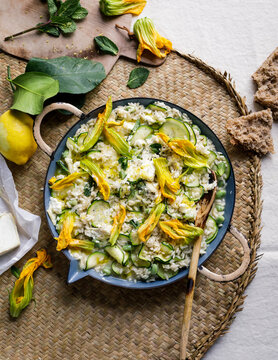 zucchini risotto