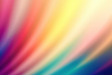 Fototapeta premium A colorful, rainbow-colored wave pattern