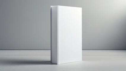 Real photo blank portrait A4, US-Letter, brochure magazine mockup isolated on gray background