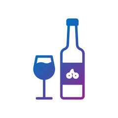 syrup gradient flat icon