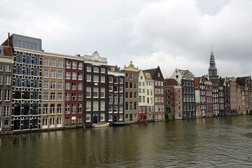 Obraz premium houses in amsterdam