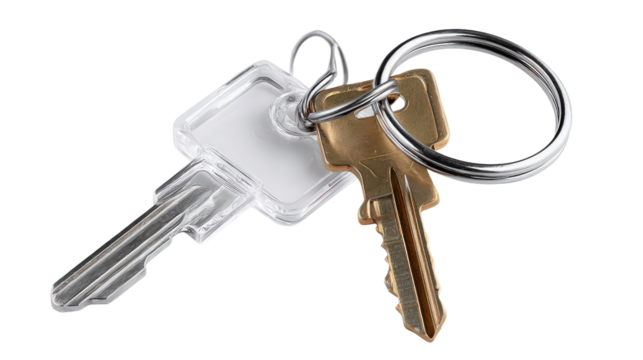 Keys of Access: A close-up shot of keys attached to a keychain, symbolizing security, access, and the fundamental tool for unlocking possibilities.