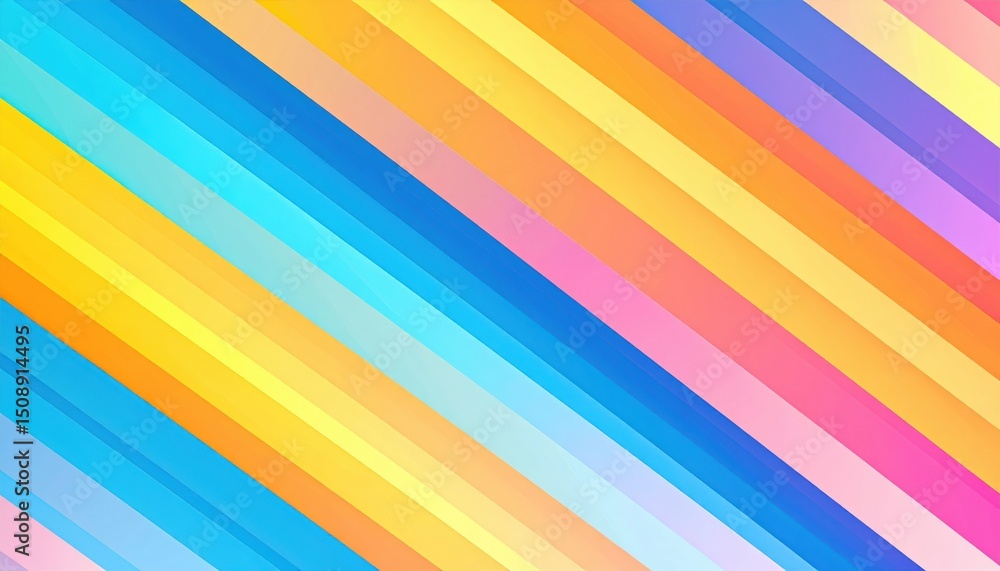 Poster colorful abstract lines creating vibrant patterns digital art dynamic environment contemporary viewp