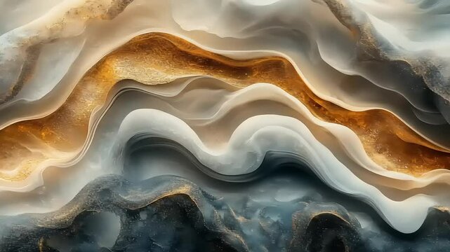 Abstract Gold  Grey Marble Texture.