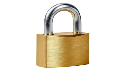 Fototapeta premium Secure and Safeguarded: An image of a solid padlock, its gleaming metal surfaces a testament to protection, security, and the safeguarding of valuable assets. A symbol of trust and safety.