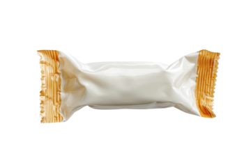 PNG Blank white candy wrapper ready for custom design