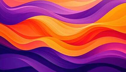 Abstract Colorful Wave Design Background