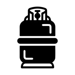 LPG gas cylinder icon