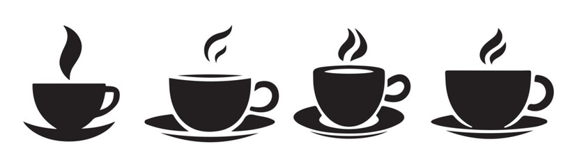 Minimalist Tea Cup Vector Illustration eps 10