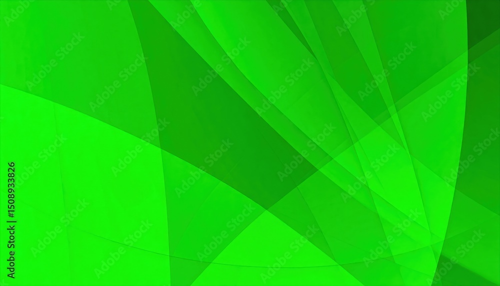 Poster dynamic green abstract patterns digital art modern design vibrant environment close-up view conceptu