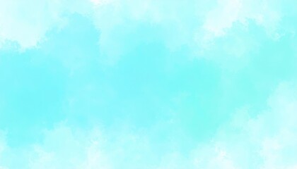 Obraz premium Calm blue abstract background digital art tranquil environment soft textures creative concept for design