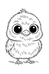 Cute Bird Doodle Art 