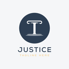 Law firm line trend logo icon vector design. Universal legal, lawyer, scales sword column idea creative premium symbol.