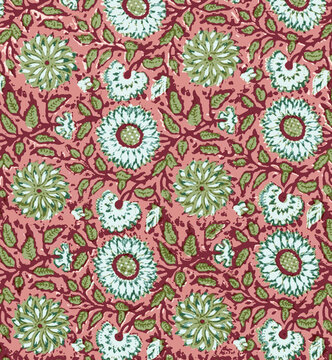 Ajrakh Pattern and block print and batik print Background digital printing textile pattern