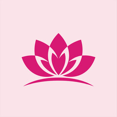 Beauty Vector lotus flowers design logo Template icon