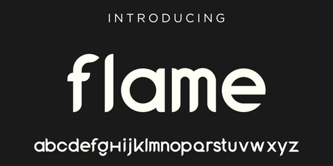 futuristic modern geometric font.  abstract alphabet digital tech font. Typography technology, electronic, movie, digital, music, future, logo creative font. vector illustration