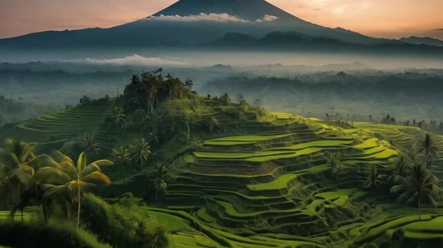 view of mount slamet