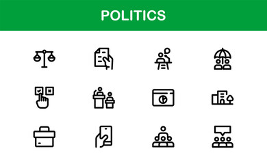 Factory Icon Set Representing Industry, Manufacturing, Machines, Production, and Automation Concepts in a Simple, Download-Ready Vector Format