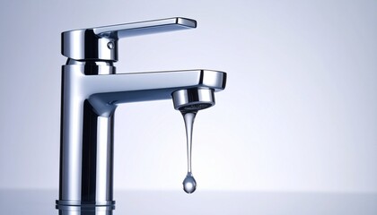 faucet with water drop