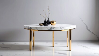 table on the kitchen