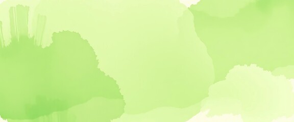 Abstract light green watercolor wash texture banner for website header,  abstract background,  element