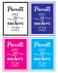 Global Day of Parents Calligraphy Quote