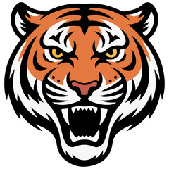 tiger head vector