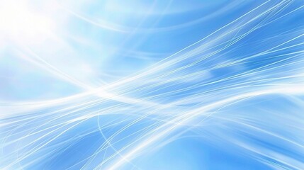 Abstract blue background with light rays and white lines. This background is suitable for presentations, website designs, banners, or cover photos.