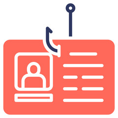 Obraz premium Identity Theft Icon