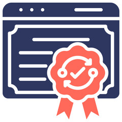 Digital Certificate Icon