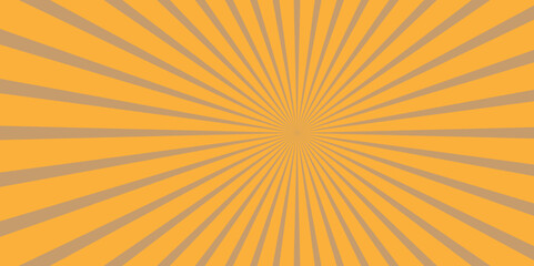 orange sun rays. abstract background with sun ray sunshine orange background. sunlight burst abstract background. Vector Starburst Design with a Shimmering Solar Backdrop .