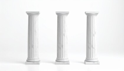 Obraz premium classic column isolated