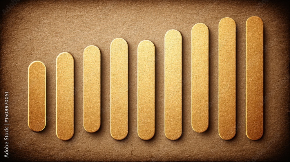 Poster an array of gold bars displayed elegantly to represent wealth and financial strategy in golden ratio