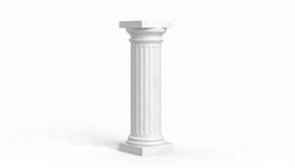 Obraz premium classic column isolated on white