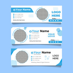 Modern Corporate Email Signature Template 