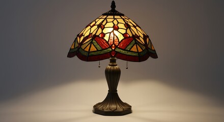 Stained glass table lamp