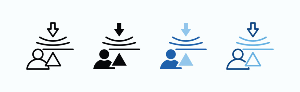 Resilience Icon Sheet Multiple Style Collection Isolated Vector