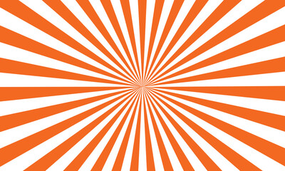 Background from sunburst yellow and orange ray.
