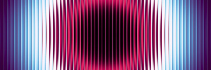Futuristic vibrant circular gradient pattern with ribbed fractal glass texture blending smooth radiant colors. Bold dynamic abstract background perfect for creative digital design. Vector illustration