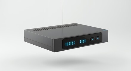 Gray rectangular technology device