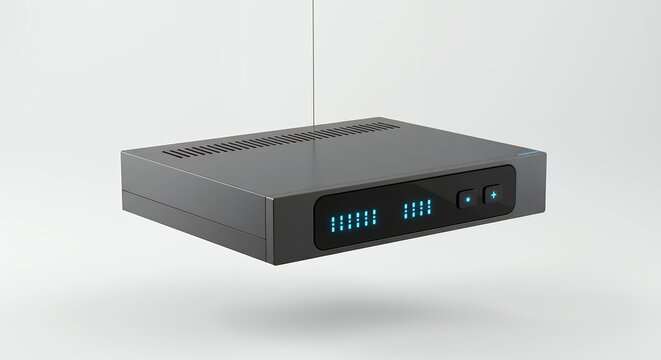 Gray rectangular technology device