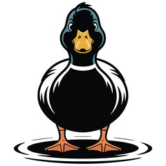 set of ducks silhouettes