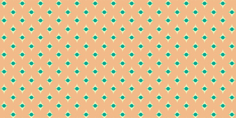 Golden abstract floral seamless pattern. Vector gold and white background. Simple geometric leaf ornament. Delicate luxury graphic texture with diamond shapes, square grid. Elegant design for decor