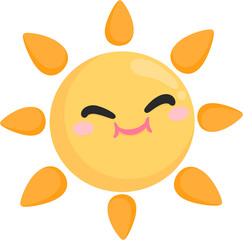 illustration cute sunny