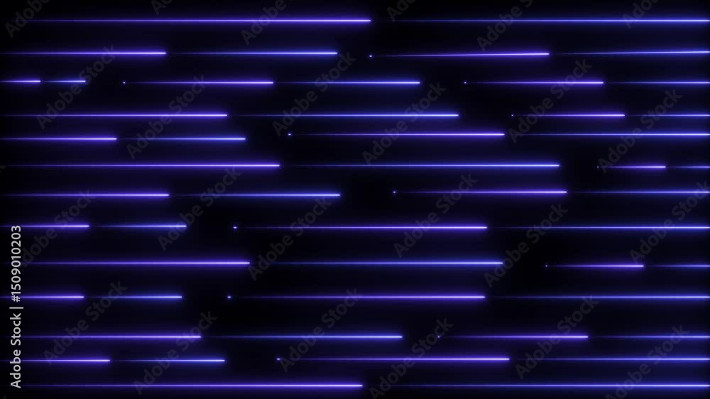 Poster light neon blue line abstract motion background traffic fast internet speed glowing horizontal geome