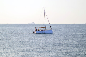 sailboat on the sea